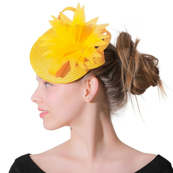 Mini Top Hat/Clip - Fascinator Hat in Red, Purple, Pink and Blue
