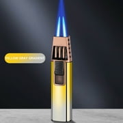 Mini Torch Lighter Windproof Jet Blue Flame Lighters Electric Lighter, Powerful Firepower Adjustable Dual-Arc Torch Lighter Bright Fire Lighter is Portable for Men