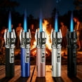 thumbnail image 1 of Mini Torch Lighter for Gas Stove • Portable Compact Metal Igniter • Windproof Flame • Lightweight 53g • Kitchen Outdoor Use, 1 of 5