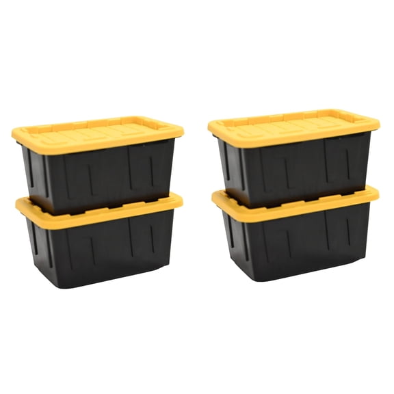 Mini Tote 0.38-Quarts Storage Box With Snap Lid, Pack Of 4