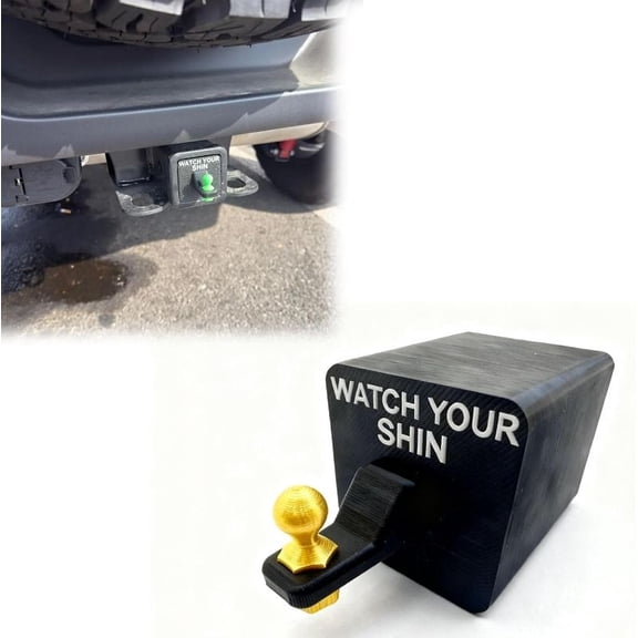 Mini Tow Hook Tiny Hitch - Widdle Hitch - Tiny Trailer Hitch with 2 Swappable Balls (Spherical Hook Color #2, Golden)