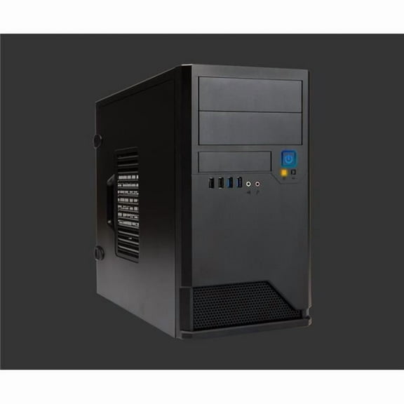 Mini Tower Case - Black - Micro-ATX - Compact Design