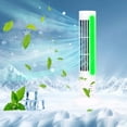 thumbnail image 1 of Mini Tower Fan 13 Inch, Bladeless Oscillating Desk Fan with Remote, 2 Speeds LED Display, Quiet USB Cooling for Bedroom Office Dorm, 1 of 3