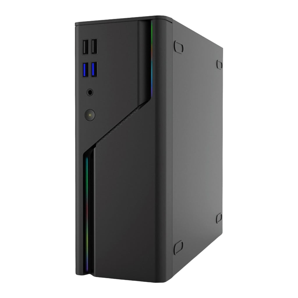 Mini Tower Metal Chassis Steel Construction Portable Saves Desktop ...