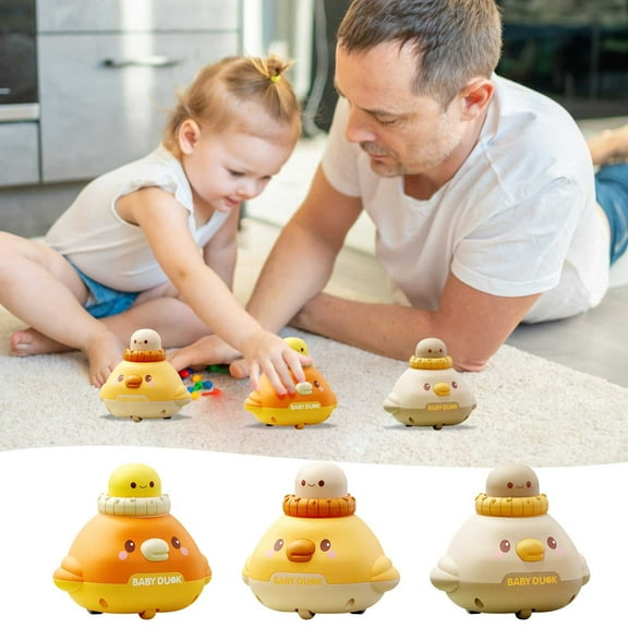 Mini Toy Children Press Toy Car, Cute Educational Interactive Mini Toy Children Press Toy Car, Toddler Early Learning Push Car Baby Gift Hand Eye Coordination Crawling Training Parent Child Play