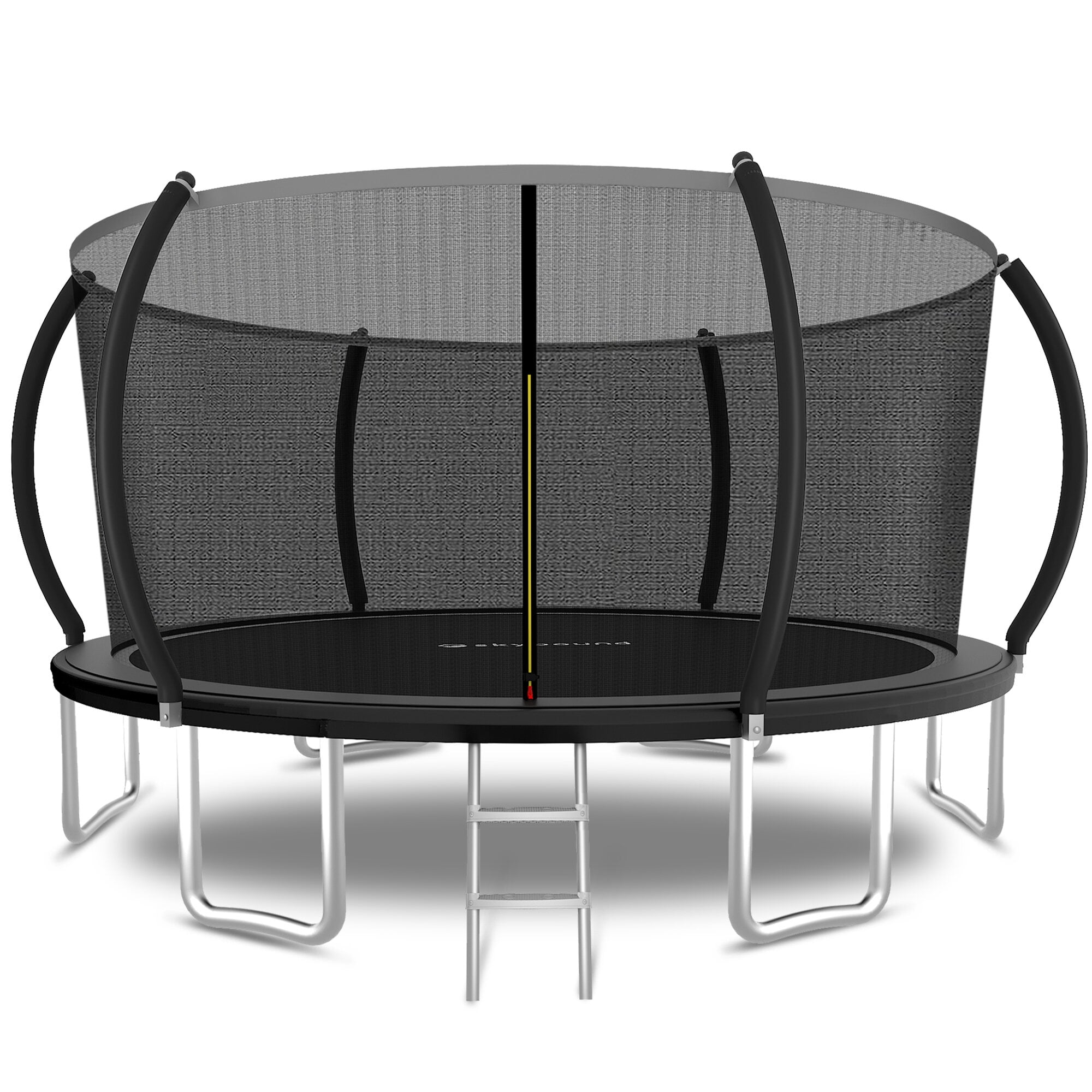 Mini Trampoline, YC 14FT trampoline Pumpkin- Standard- Black, Black Trampoline For Kids,Steel Fitness Trampoline, Fitness & Sports Fitness Trampolines