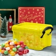 thumbnail image 1 of Mini Transparent Storage Box 0.14 Liter Candy Color Organizer with Lock for Small Items and Travel, 1 of 5