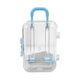 thumbnail image 1 of Mini Transparent Trolley Case-Creative Storage Box for Jewelry Candy, Kid Toys Gift, 1 of 6