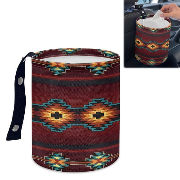 Mini Trash Can for Car,Small Portable Car Trash Can for Travel, Automotive Foldable Hanging Cars Garbage Bin, Mini Rubbish Bin TrashBag for Automotive Camp Office Travel Home