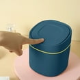 thumbnail image 1 of Mini Trash Can With Lid, Desktop Countertop Mini Trash Basket, Plastic Material, Compact Size, Hide Garbage Bag, Easy to Use Clean, Multipurpose, for Office Bathroom, 1 of 7