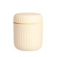thumbnail image 1 of Mini Trash Can with Lid, Desktop Small Recycling Cute Trash Can, 2.2L/0.58 Gallon Suitable for Office Bathroom, Kitchen, Living Room, Bedroom, Yellow Mohdy, 1 of 5