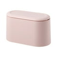 thumbnail image 1 of Mini Trash Can with Lid Removable Small Garbage Bin for Bathroom Kitchen Desk Office Countertop Wastebasket Tiny Plastic Dustbin for Car Bedroom Coffee Table Lint Disposal, 1 of 8