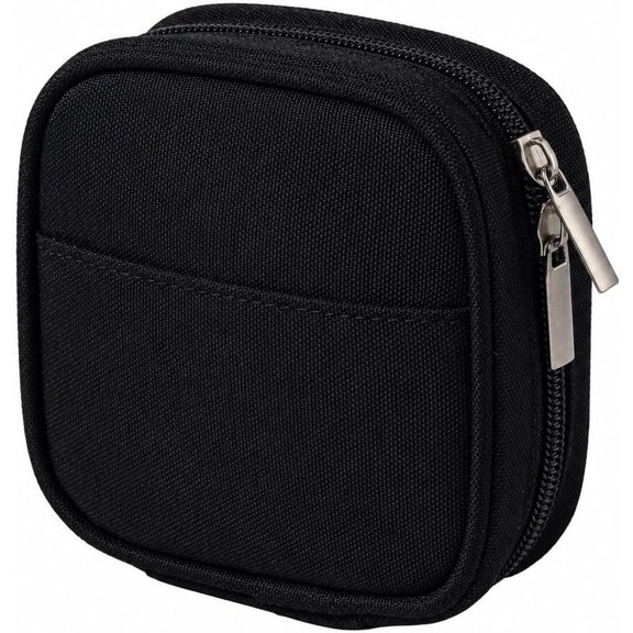 Mini Travel Carry Storage Case, Portable Charger Case Organizer, Small Pouch Compatible with MacBook Power Adapter, Tech Bag for Laptop Accessories Cables, Cords, USB Drives, Power , Earphones