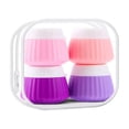 thumbnail image 1 of Mini Travel Containers | Leak Proof Silicone Containers with Lids | Travel Containers for Creams | Small Containers for Travel for Toiletries, Great Gift, Set of 4, 1 of 6
