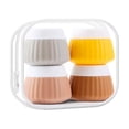 thumbnail image 1 of Mini Travel Containers | Leak Proof Silicone Containers with Lids for Cosmetics Lotions Creams | Great Travel Gift, 1 of 6