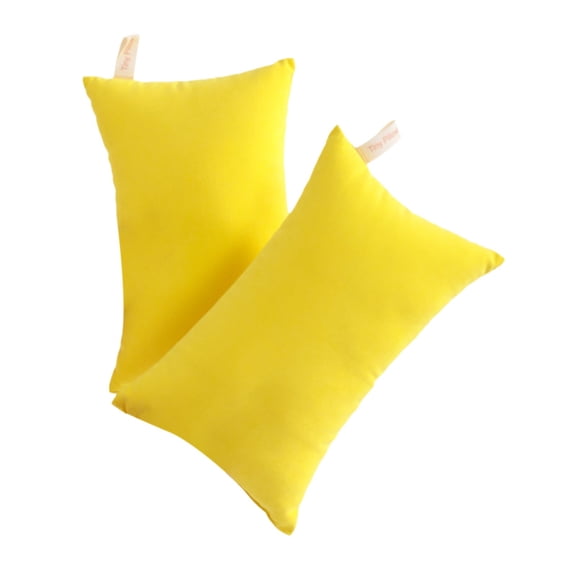 Mini Travel Pillows, Decorative Microfiber Throw Pillows, Neck and Lumbar Support Cushions, Compact Bedding Accents, Mini Pillows, Small Pillows for Sofa, Car, Office