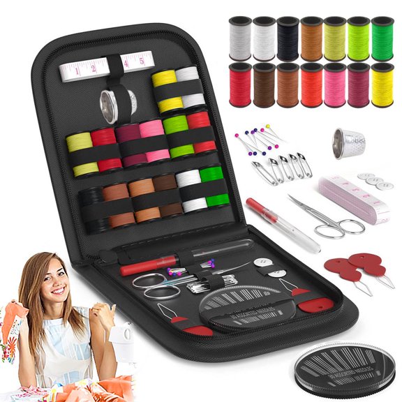 Perfect Sewing Kit, Portable All-Inclusive Sewing Tools And Supplies, Smart And Compact For On-The-Go Repairs