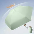 thumbnail image 1 of Mini Travel Umbrella for Purse | Lightweight Folding Sun Protection Parasol | Windproof Compact Portable for Women Men Kids | 35 Inch Canopy | 14x3.5cm | Assorted Colors, 1 of 6