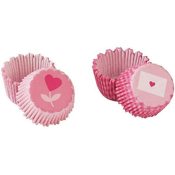 Mini Treat Wrappers 72/Pkg-Heart