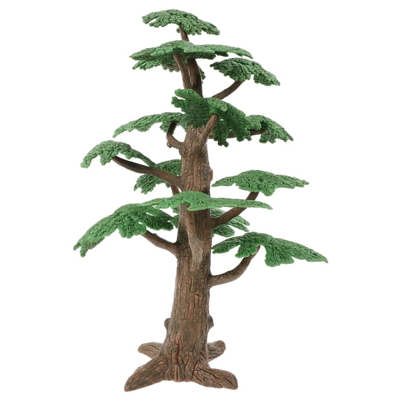 HEMOTON Artificial PVC Green Mini Tree Model for Sand Table Landscape Decoration 4.5 Inches