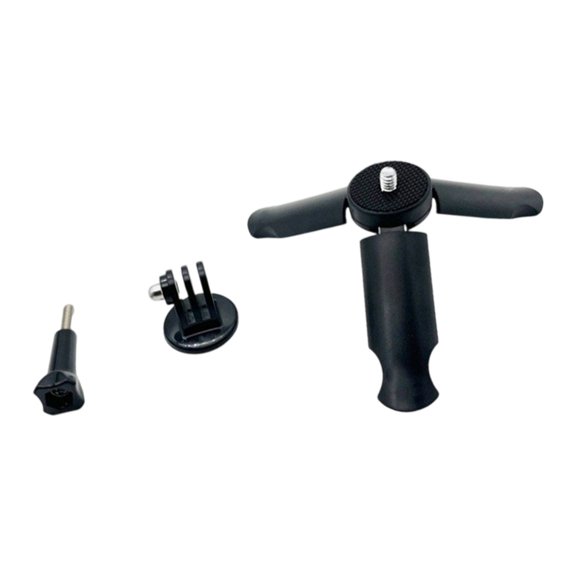 Mini Tripod Phone Holder Clip Option for Sports Camera Tripod Stand Black 1/4Inch Screw Holes Secure and Slip proof