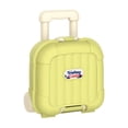 thumbnail image 1 of Mini Trolley Trinket Box, Suitcase Shaped Candy Storage Case, 7.87 Inch Retro Luggage Toy Organizer, Novelty Metal Decorative Container for Desktop Party Favor Green, 1 of 7