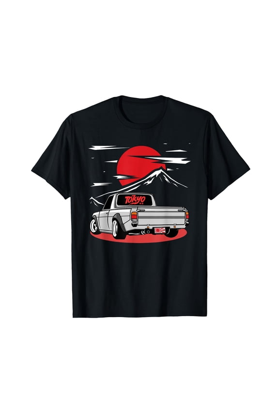 Mini Truck Kei JDM Japanese Drift Car Japan Vintage Graphic T-Shirt