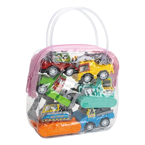 Mini Truck Toy Kit - Pull Back Construction Vehicles for Kids, Great Party Favors, Birthday Gifts, Classroom Rewards, and Stocking Stuffers, 6pcs