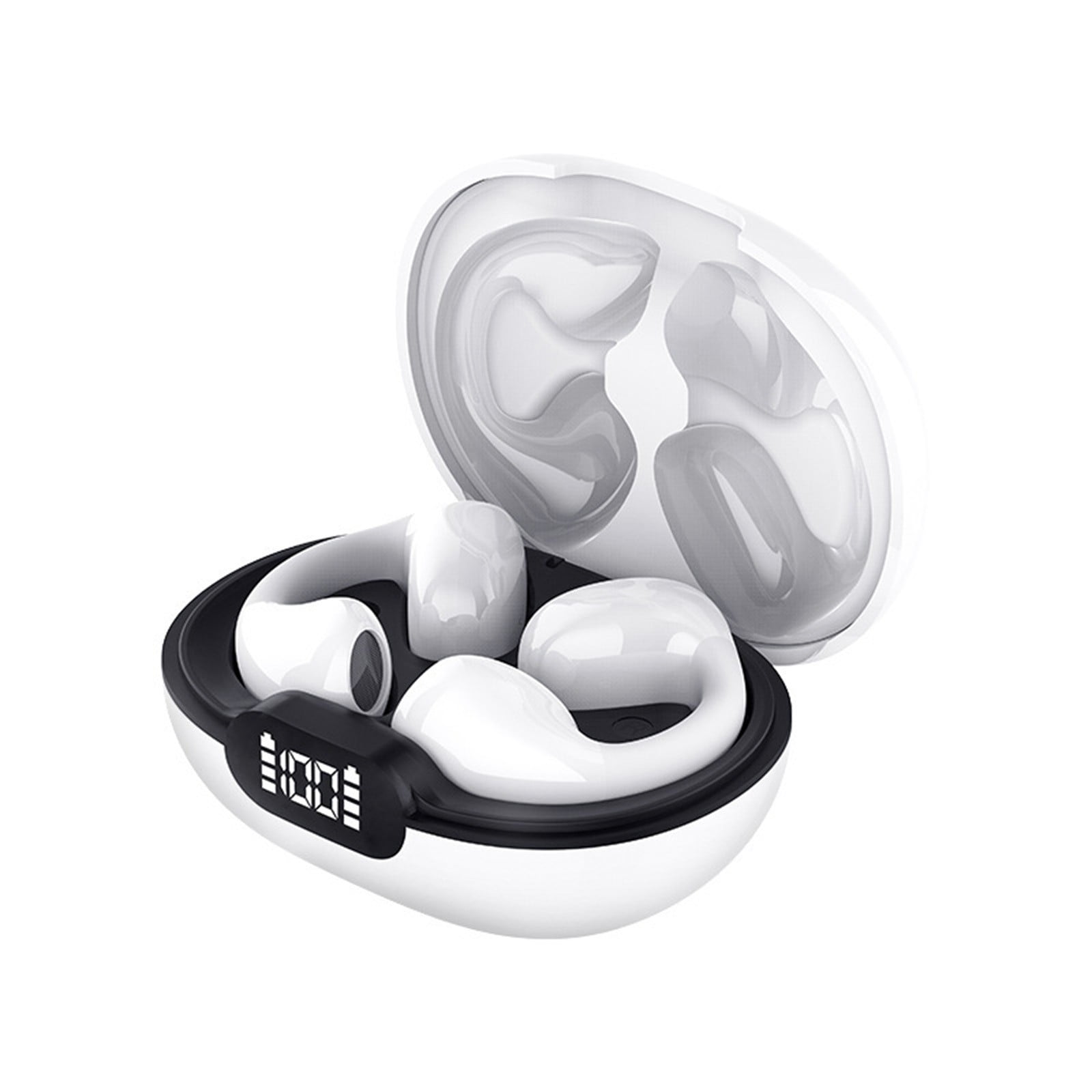 Mini True Wireless Earbuds Digital Stereo Headphones Hanging Earphones