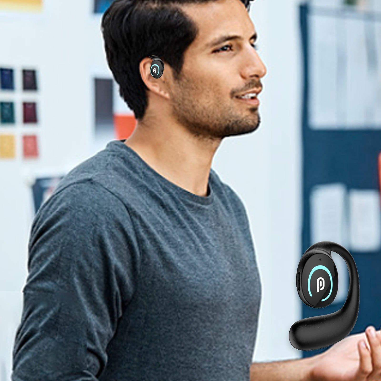 Mini True Wireless Headphones Version 5.3 Business Sports Model Ear