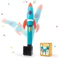 thumbnail image 1 of MyMealivos Mini Wacky Waving Inflatable Tube Guy - Desktop Dancing Inflatable Tube Man with Blower for Adults, Home Party Scenes-Rocket, 1 of 7