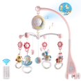 thumbnail image 1 of Mini Tudou Baby Musical Crib Mobile with Timing Function Projector and Lights,Hanging Rotating Rattles and Remote Control Music Box with 150 Melodies,Toy for Newborn 0-24 Months, 1 of 8