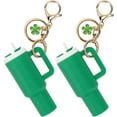 thumbnail image 1 of Mini Tumbler Keychain for Stanley,2 PCS Mini Cup Keychain Stanley Accessories,Bag Purse Charm Chapstick Holder, 1 of 10