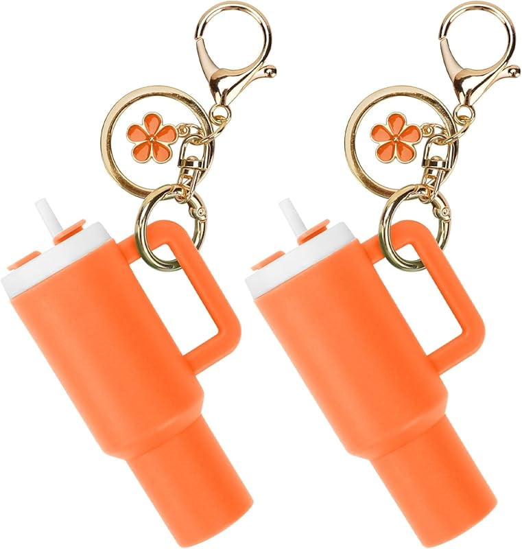 Mini Tumbler Keychain for Stanley,2 PCS Mini Cup Keychain Stanley