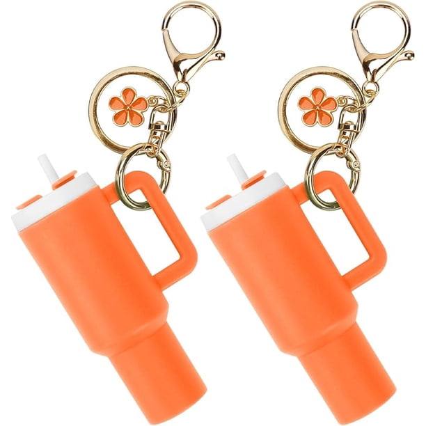 Mini Tumbler Keychain for Stanley,2 PCS Mini Cup Keychain Stanley