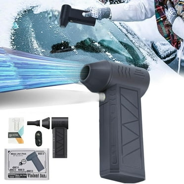 Mini Turbo Snow Blower for Car, 2025 Best Mini Dust and Snow Blower, Cordless Hand Held 3 Speed Adjustable, Cordless High Performance Blower, Turbo Jet Blower with Clear Snow 10x Faster(1Pcs White)