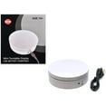 thumbnail image 1 of Mini Turntable Rotating Display Stand 4.75" with White Base for 1/64 Scale Model Cars, 1 of 3