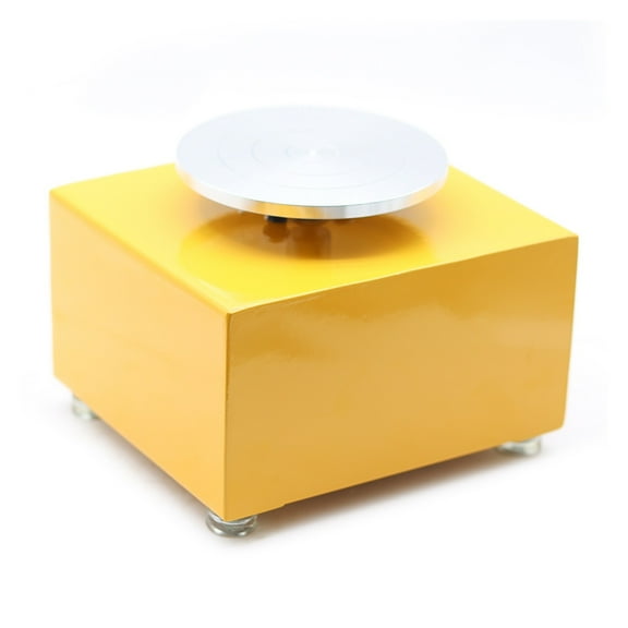 Mini Turntables Pottery Wheel Pottery Machine Electric Pottery Wheel DIY Craft Potter's Wheel Ceic Tools Clay Tools with Tray ,Easy to Use