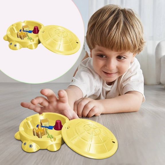 Mini Turtle Sandbox with Tools, Zen Garden for Calm and Focus, Desktop Sensory Sand Tray, Home Office Desk Decor for All Ages