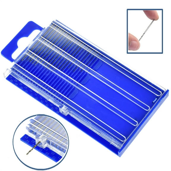 Mini Twist Drill Set Of 20 HSS Drills Jewelry Craft Metal Working Repair Tool