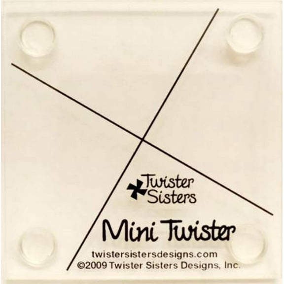 Mini Twister Tool Quilt Template by Marsha Bergren for Twister Sisters