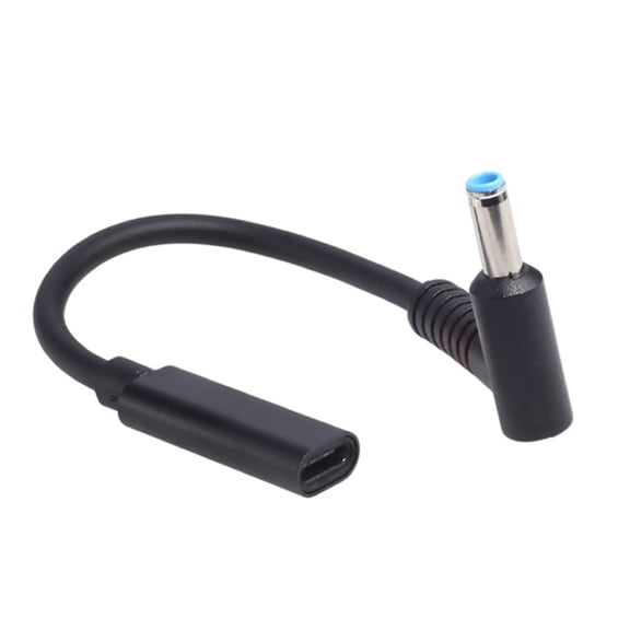 Mini Type-C Female Input Cable for Efficient HP Laptop Power Supply via 18V-20V DC Port