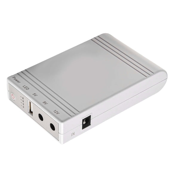 for Mini UPS Uninterruptible Power Supply 10400MAh DC 5V 9V 12V Backup Battery For Router, Monitor, Camera, For ACCESS Control With Overcharge Protection
