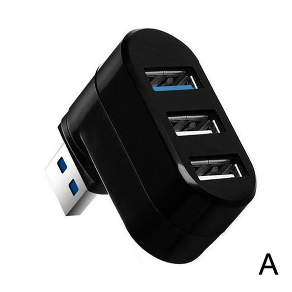 Mini USB 3.0 2.0 HUB 3 Port Distributor Adapter for PC Laptop MacboE7-NEW