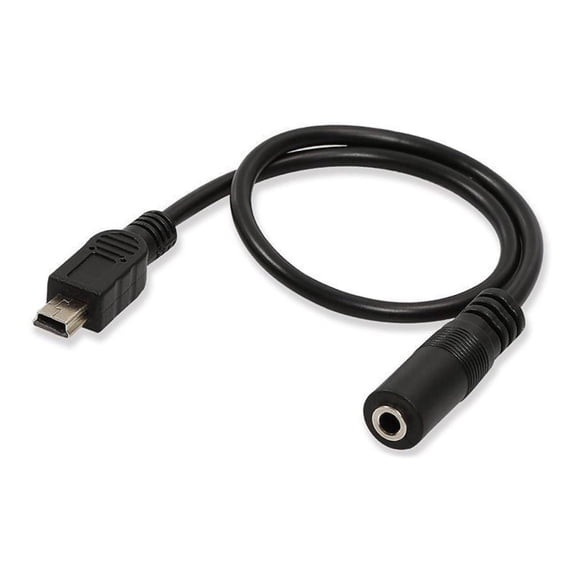 Mini USB 5pin To 3.5mm Auditory Adapter Cable For Microphone Connection Use Various Length Cord