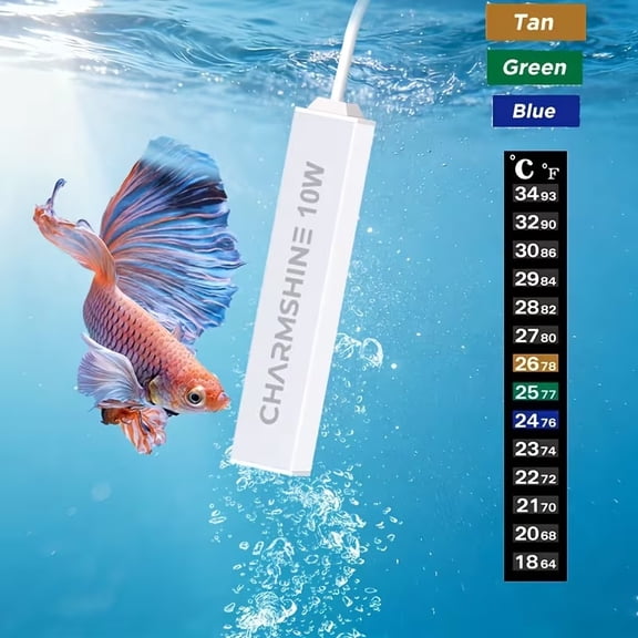 Mini USB Aquarium Heater 10W Submersible for Small Fish Tank Betta Bowl