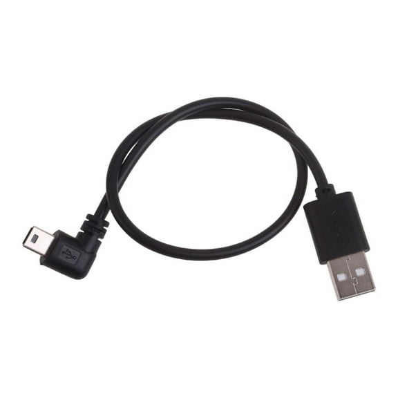 Mini USB B Type 5pin Male Left/Right Angled 90Degree to USB2.0 Male Charging Cord