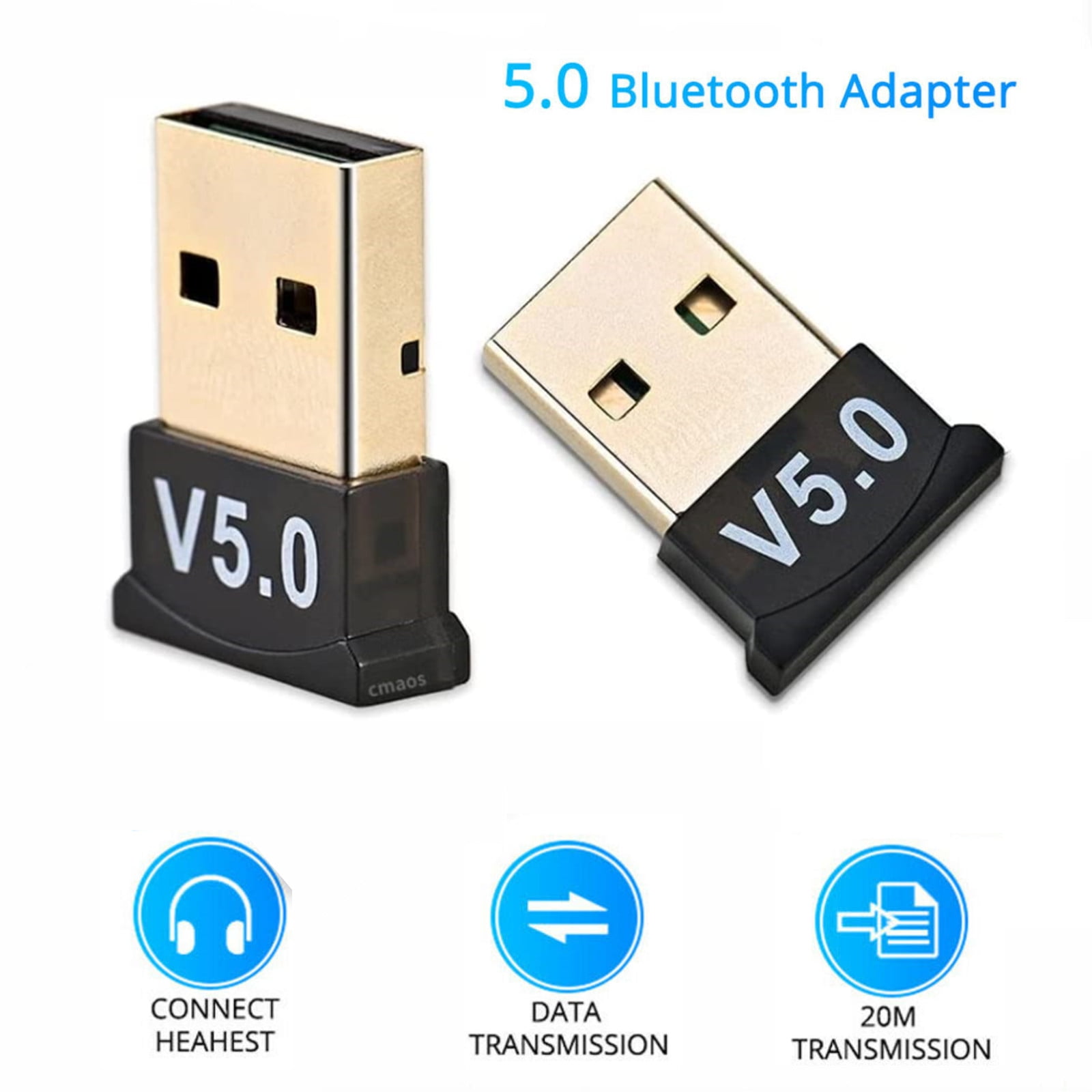 Adaptador Bluetooth 5.0 Csr 3MB 20M-50M USB W10 PC Mac iOS Control Ps4 XONE  - KONEXT