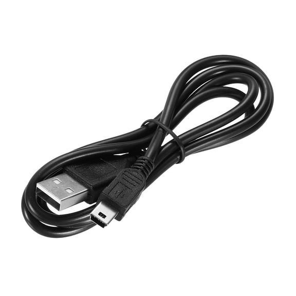 Mini USB Cable, 2.6ft USB Mini Cable USB to Mini USB Cable Mini USB Short Mini USB Cable Mini USB Cable Short for Phone Power, Black