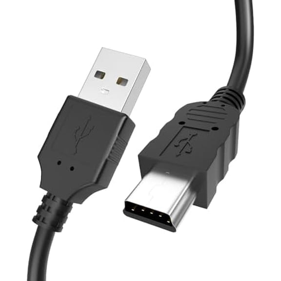 Mini USB Cable Compatible with PS3 Controller Charger USB 2.0 to MINI USB Charging Cable Data Wire for PS 3 Move Motion,Dualshock 3 Wireless Controller-6.6Ft